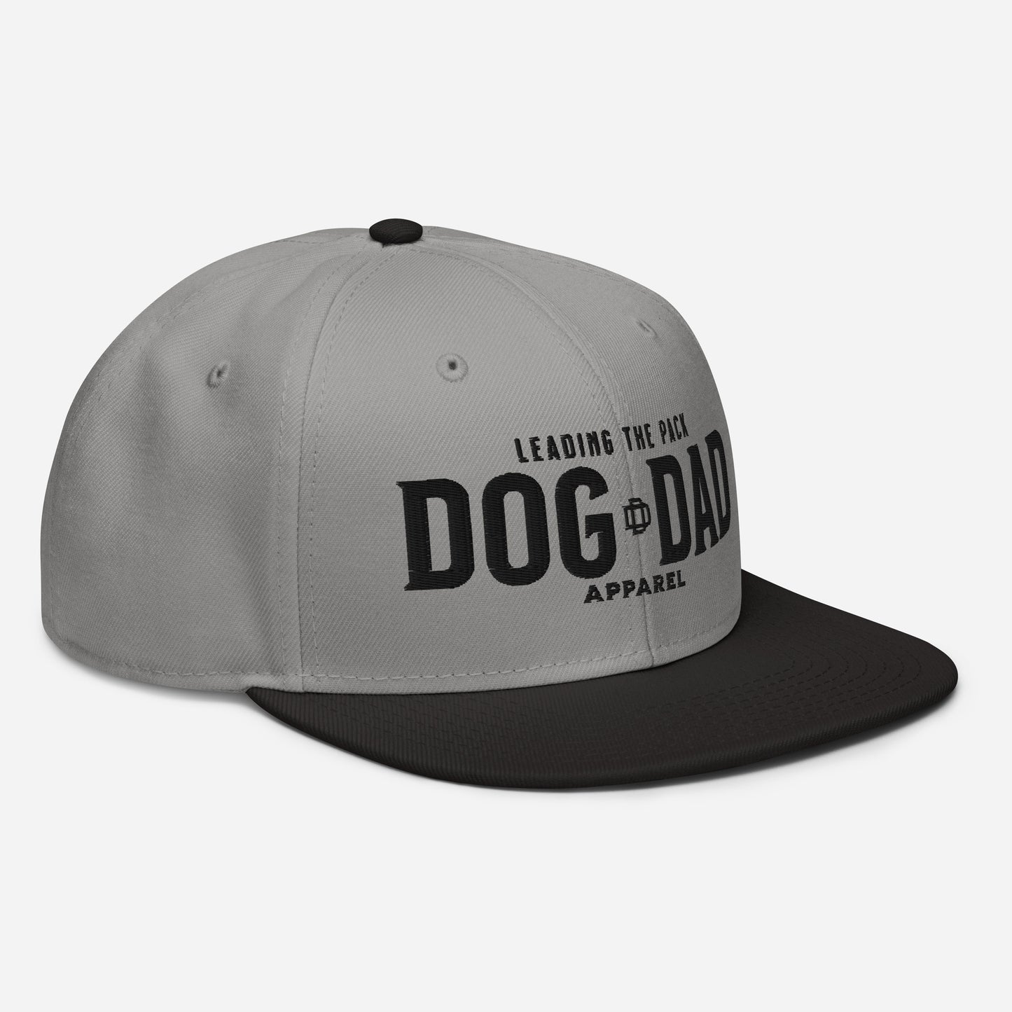 Pack Leader Modern Snapback Hat (Grey/Black)