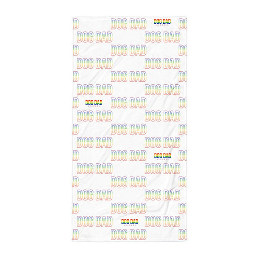 Dog Dad Beach Towel - Pride Collection