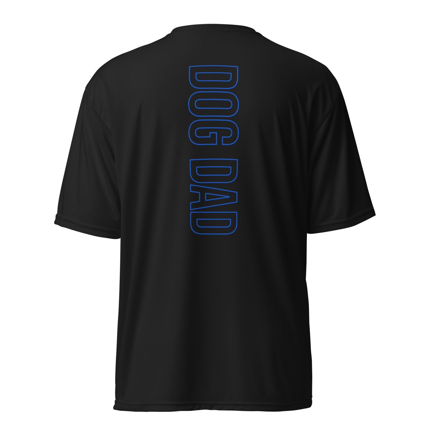 Dog Dad Athletic Tee - Black/Blue