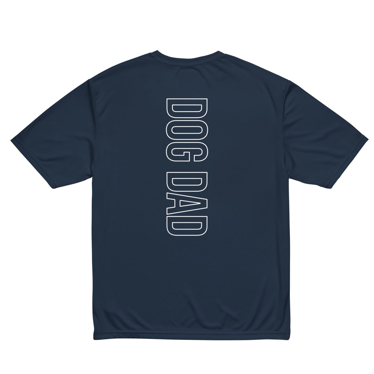 Dog Dad Athletic Tee - Navy/White
