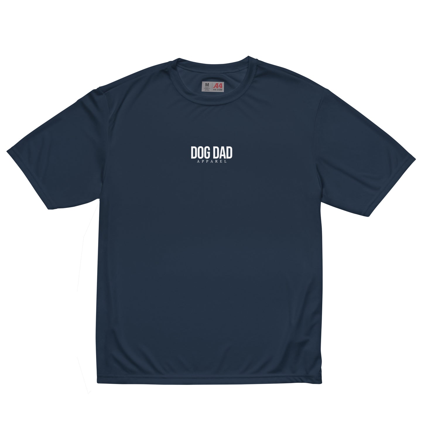 Dog Dad Athletic Tee - Navy/White