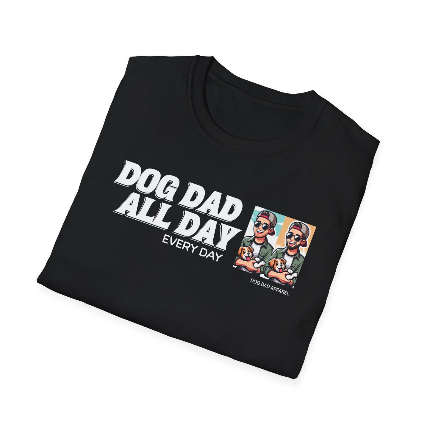 Dog Dad All Day - Graphic Tee