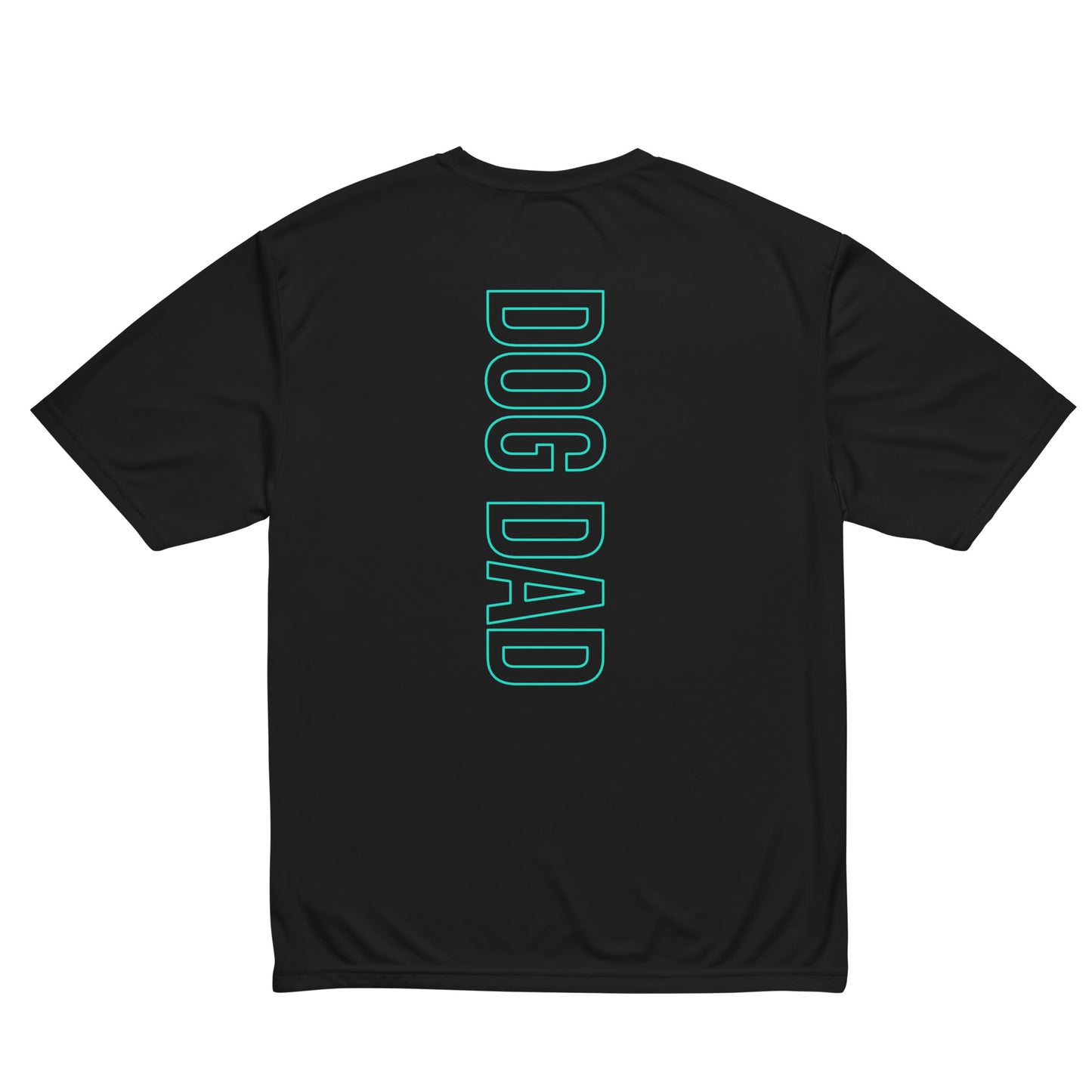 Dog Dad Athletic Tee - Black/Mint