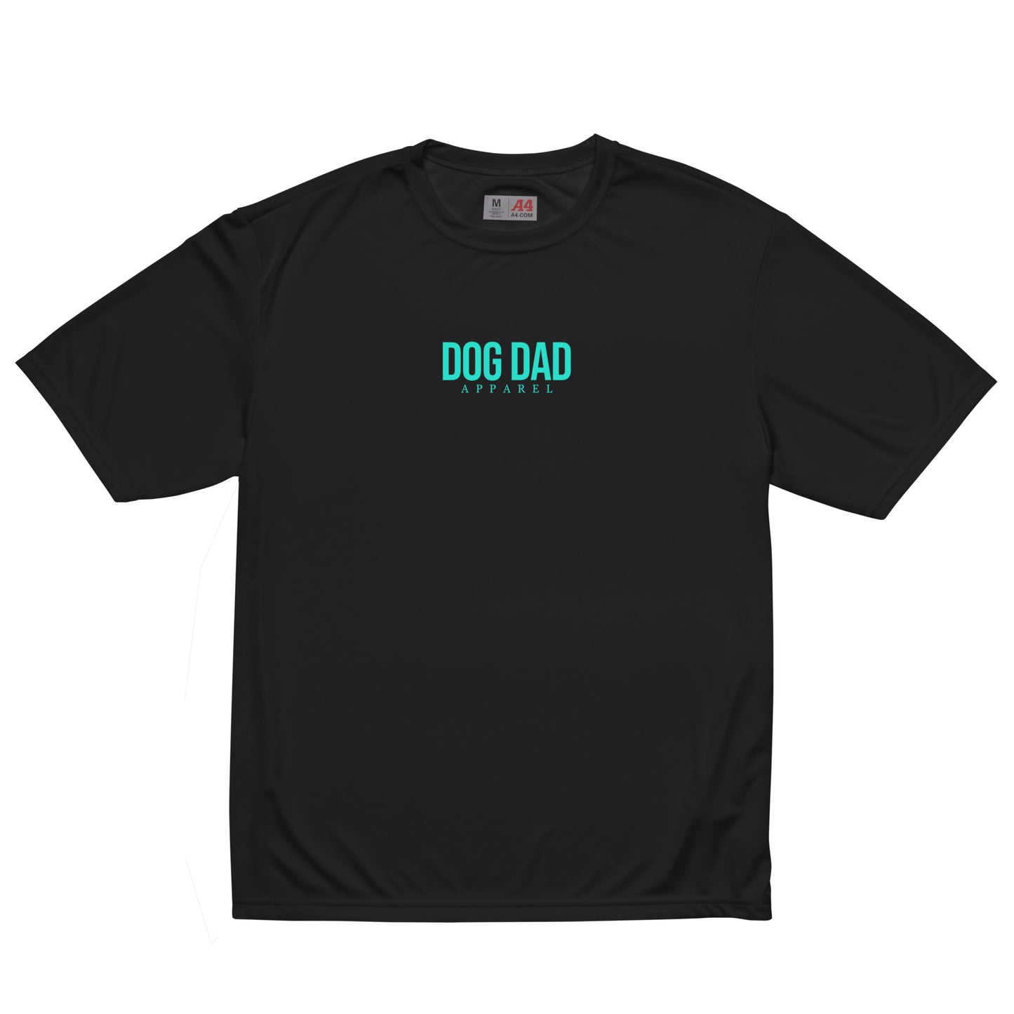 Dog Dad Athletic Tee - Black/Mint