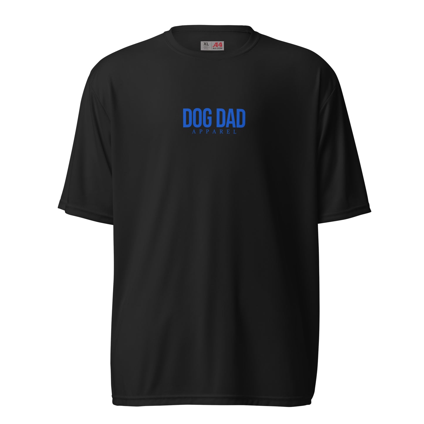 Dog Dad Athletic Tee - Black/Blue